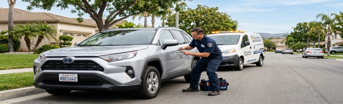Automotive locksmith services in Milpitas CA - car lockouts and transponder key programming